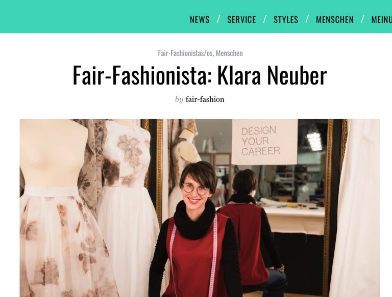 Fair-Fashionista: Klara Neuber